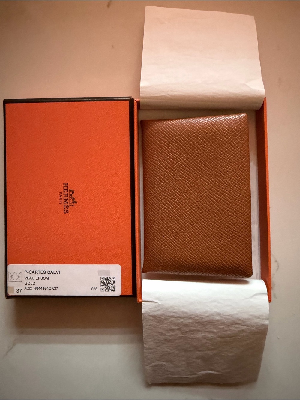 Hermès Orange Box with Black Trim